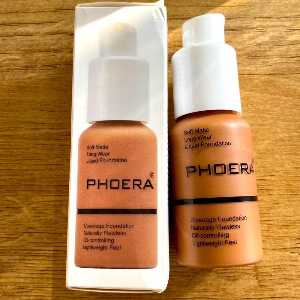 Phoera Soft Matte Foundation Long Wear #107 Honey 24 Hour, naturally flawless!